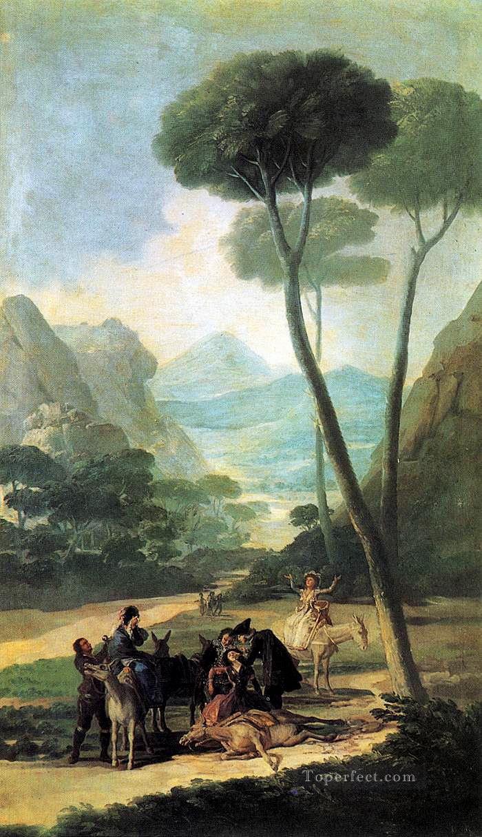 The Fall or The Accident Francisco de Goya Oil Paintings
